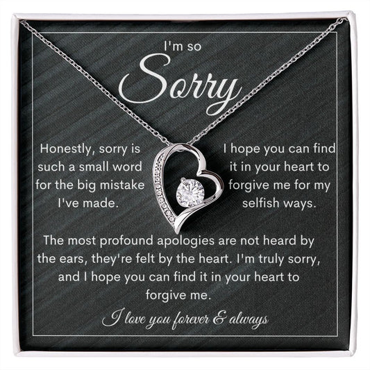 Sorry | From the Heart Forever Necklace
